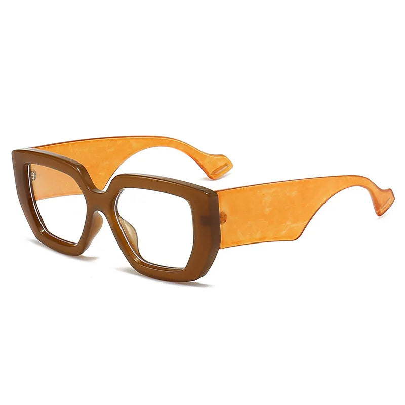 Square Reading Glasses For Women Optical Lens Prescription Men's Eyeglasses Big Thick Frames Presbyopic Eyewear Trendy