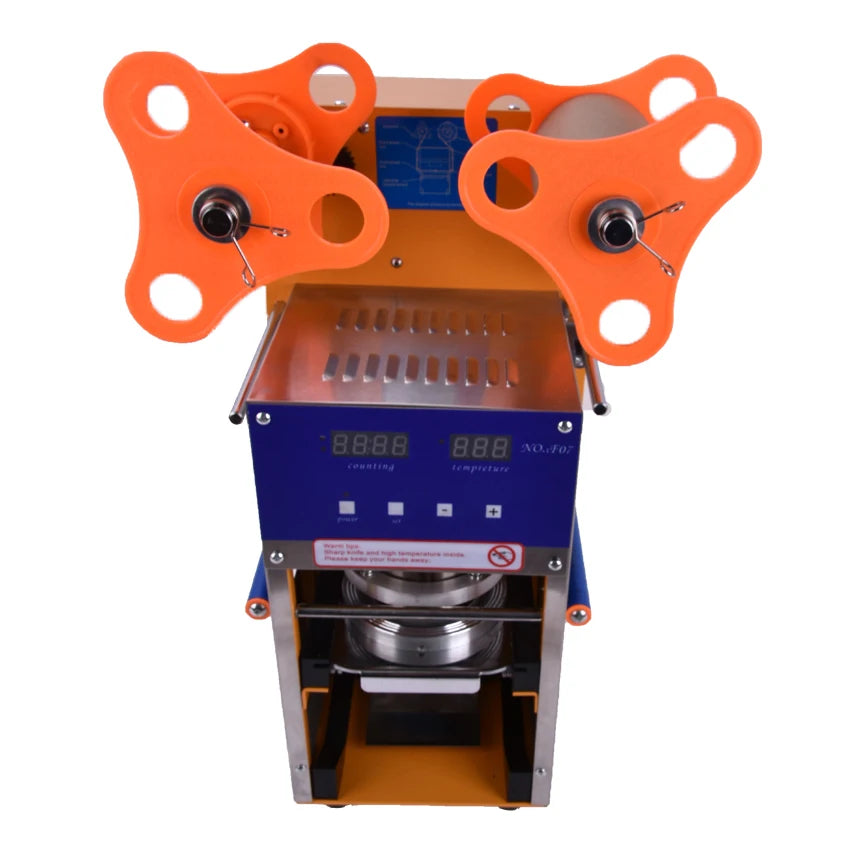 Automatic cup sealing machine for milk tea shop Bubble tea cup sealer Boba machine plastic sealer boba  Capping machine