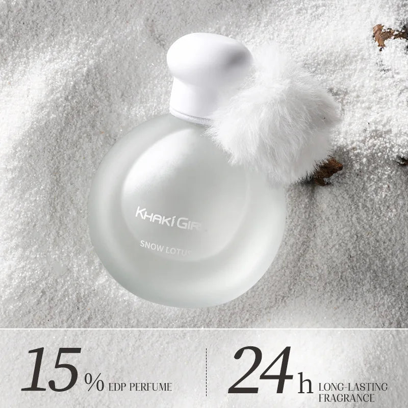 Snow Lotus Perfume for Women: Long-Lasting Eau de Toilette, 100ml—A Fresh, Natural, and Pure Floral Scent