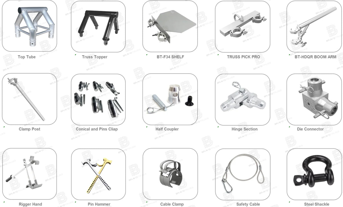 Performance Global Aluminum Truss Structure Spigot Truss Dj Stage Lighting Truss