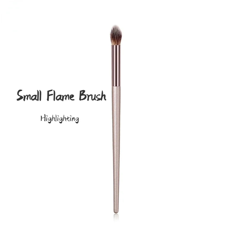 Champagne Colored Makeup Brushes Eye Shadow Eye Dark Circle Concealer Blending Cosmetic Brush Soft Brush for Women Makeup Tools