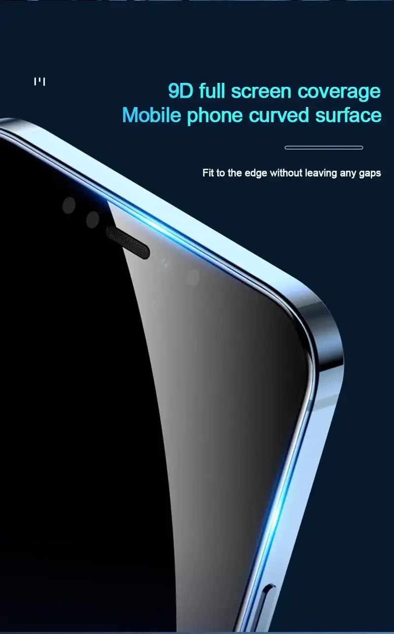 1-5pcs Full Cover Anti Spy Screen Protector for iPhone17 16 11 12 13 14 15 Pro MAX Tempered Glass Privacy 17 Air 16 Pro Max Plus
