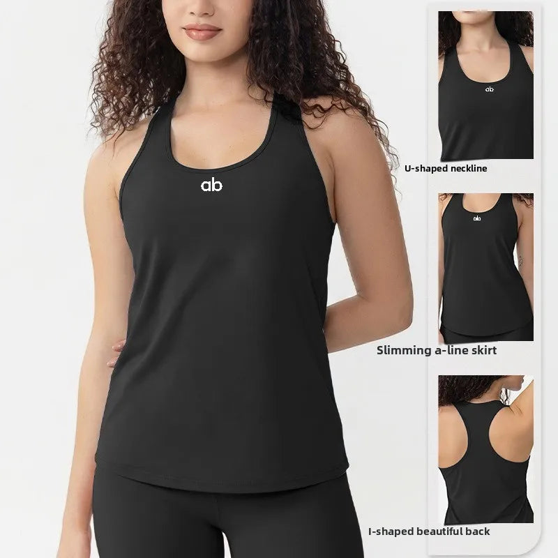 Summer Plus Size Women Loose Quick Dry Tank Tops Breathable Backless Sleeveless Running Gym Fitness Singlet Vest Ropa De Mujer