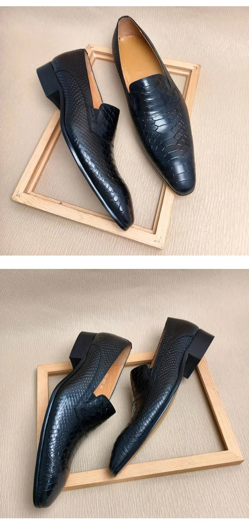 Classic Loafers Men Shoes Genuine Cowhide Leather Casual Office Shoe Original Design Spring Autumn Luxury Footwear Good Quality