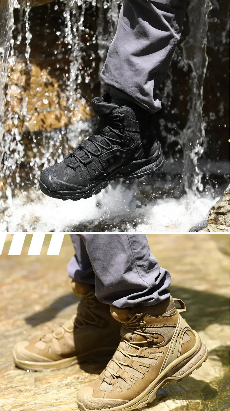 Outdoor China Tactical Shoes American City Commuter Desert Hiking Mountaineering Special 680 Tactical Boots