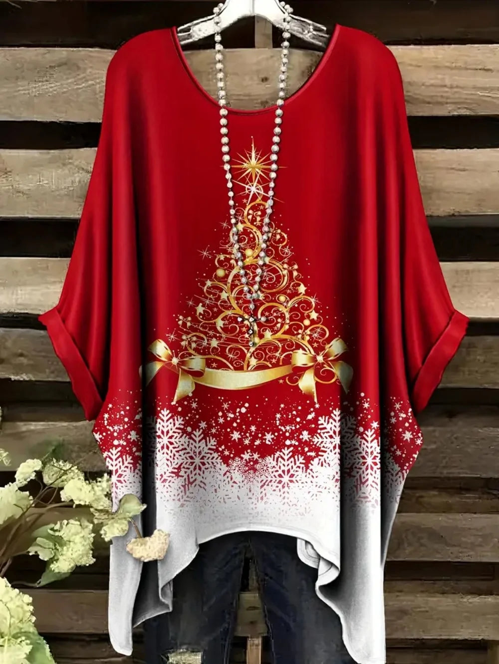 Women's T-Shirts Summer Gradient Sequin Graphics Tops O-Neck Female Vintage Clothing Floral Print Tees Loose Oversized T Shirts