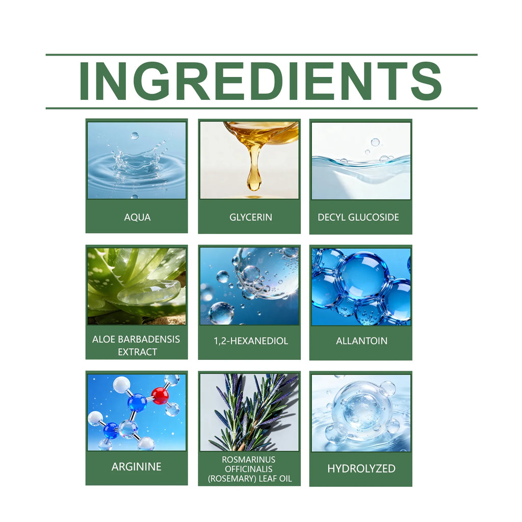 Rosemary Natural Shampoo Hair Thickness Loss Deep Nourishing Scalp Care Strengthen Repair Damaged Oil Control For Men Women