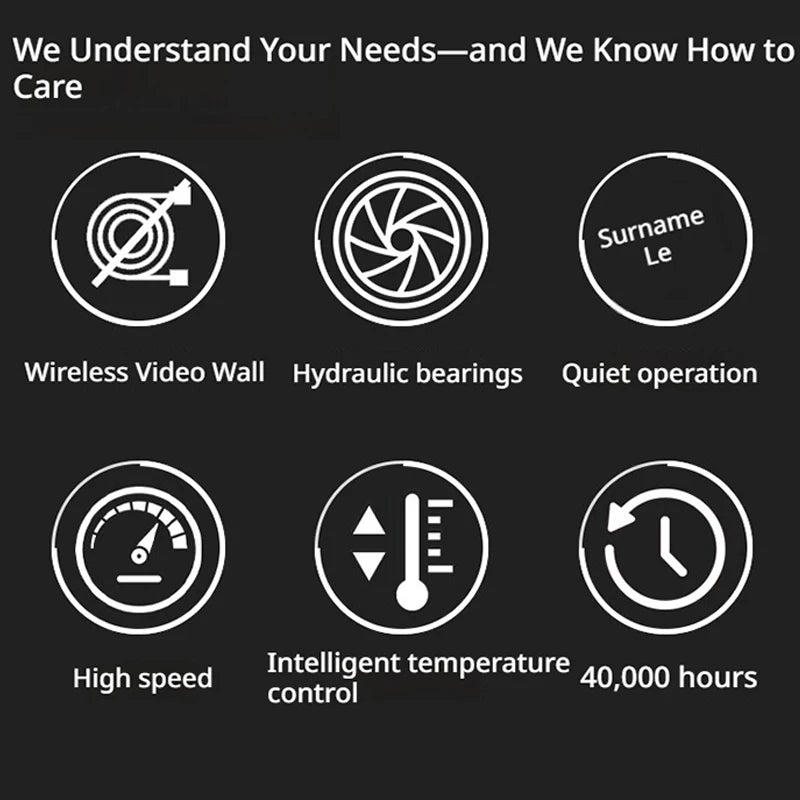 Veebyte XY 120/240/360 Building Block Wireless Splicing Fan 120mm PC Fan PWM Speed Control ARGB 12V Large Air Volume Chassis Fan