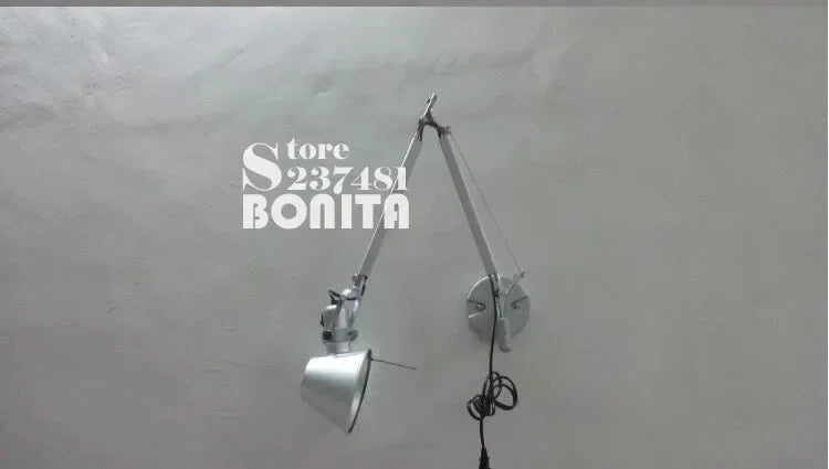 Modern Simple Modern Foldable Wall Lights Long Swing Arm Adjustable Aluminum Sconces Lamps Telescopic Wall Lights For Bedroom