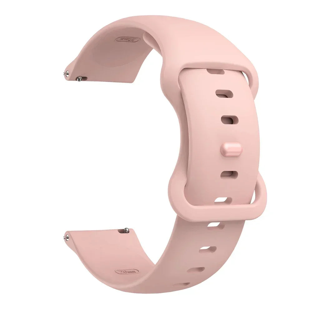 Strap For Amazfit GTS 2/4/3/GTS 2/4 Mini/GTR 4/2/2e 20mm/22mm Watch Silicone Sport Bracelet Amazfit bip 5 3/S/u pro Series band