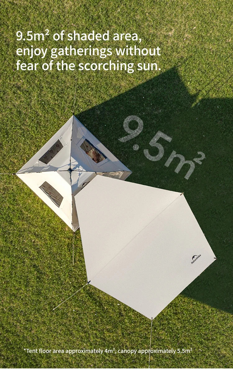 Naturehike Ango S  3 4 Person Tent Outdoor Automatic Tent Family Waterproof Park Tent One-Touch Tent Portable Sun Shelter Tent