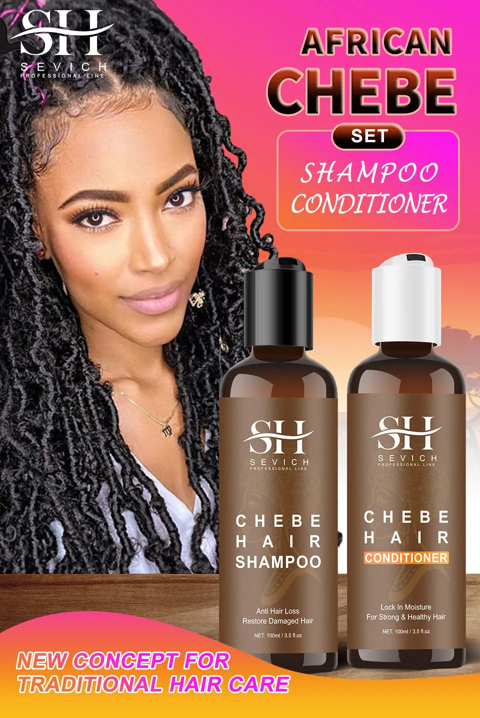 100% Natural Chad Chebe Powder Africa Super Fast Hair Regrowth Anti Hair Break Local Ingredient With Modern Craftsmanship Sevich