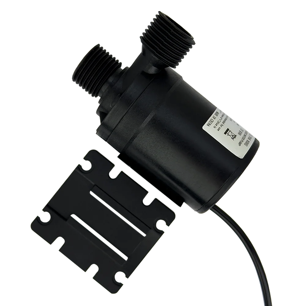 Brushless Motor Water Pump, DC6~24V 1100L/H, 8M Head G1/2" Submersible Pump, Fountain Water Heater, Shower Booster Pump, IP68