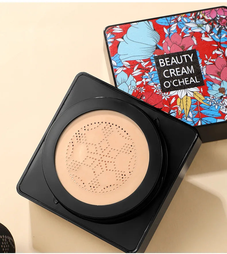 Mushroom Head BB Cream Foundation Cream Full Coverage Natural Nude Face Concealer Moisturizing Waterproof Long Lasting Makeup