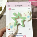 Fashionable Korean Bag Charm with Carabiner Clip; Hand Tent Decoration Accessory for backpacks