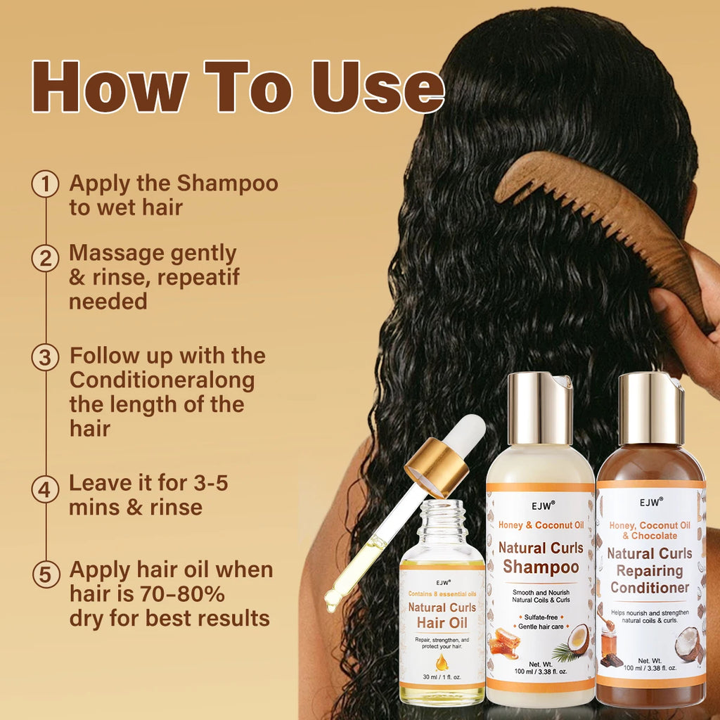 Pre-Shampoo Hair Detangler with Aloe & Coconut | Minimizes Breakage, Hydrates & Strengthens | Pre-Poo Treatment for Natural Curl