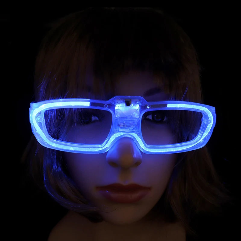 10/20/50PCS Light Up LED Glasses Glow Glasses Frame Glow in The Dark Party Supplies Neon Party Favors for Kids Adults