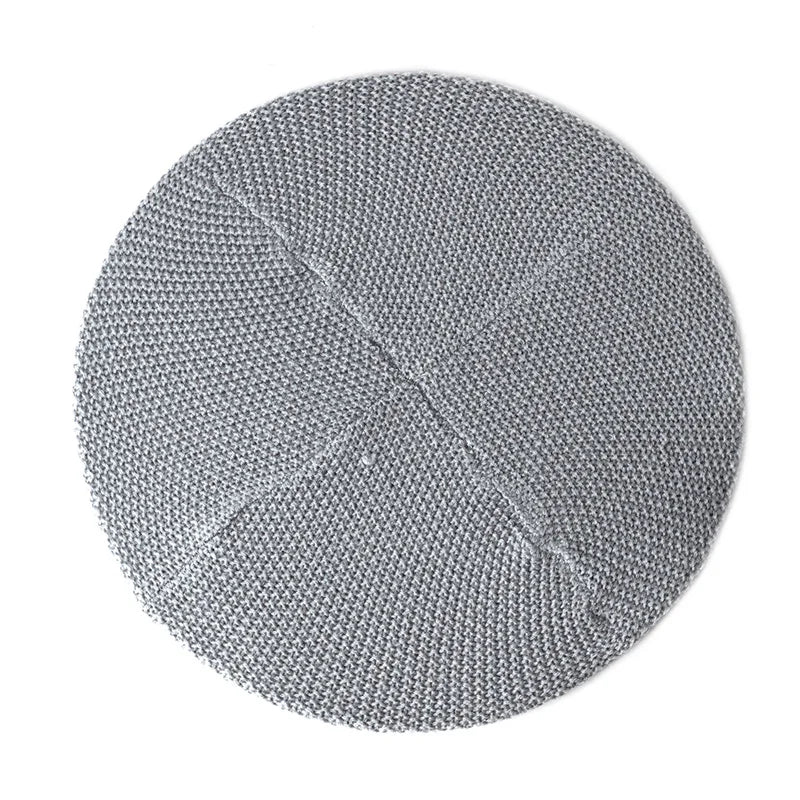 Geebro Women's Fashion Casual Plain Knit Beret Hat Spring Autumn Berets for Women Ladies Elastic Artist Beanie Beret Hats