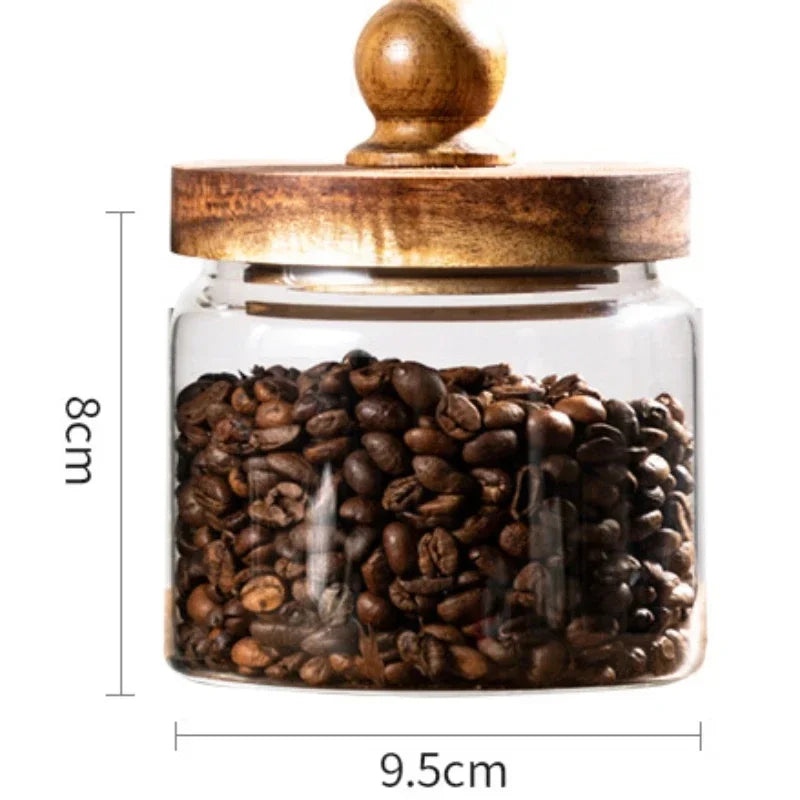Sugar Coffee Tea Containers Airtight Food Containers Hermetic Pots for Food Container for Cereals Glass Jar With Lid Storage