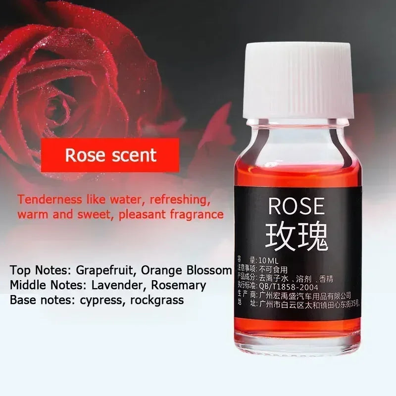 10ml Car Perfume Refill Air Freshener Natural Plant Essential Oil Aroma Diffuser Fragrance Humidifier Essential Oil Freshener
