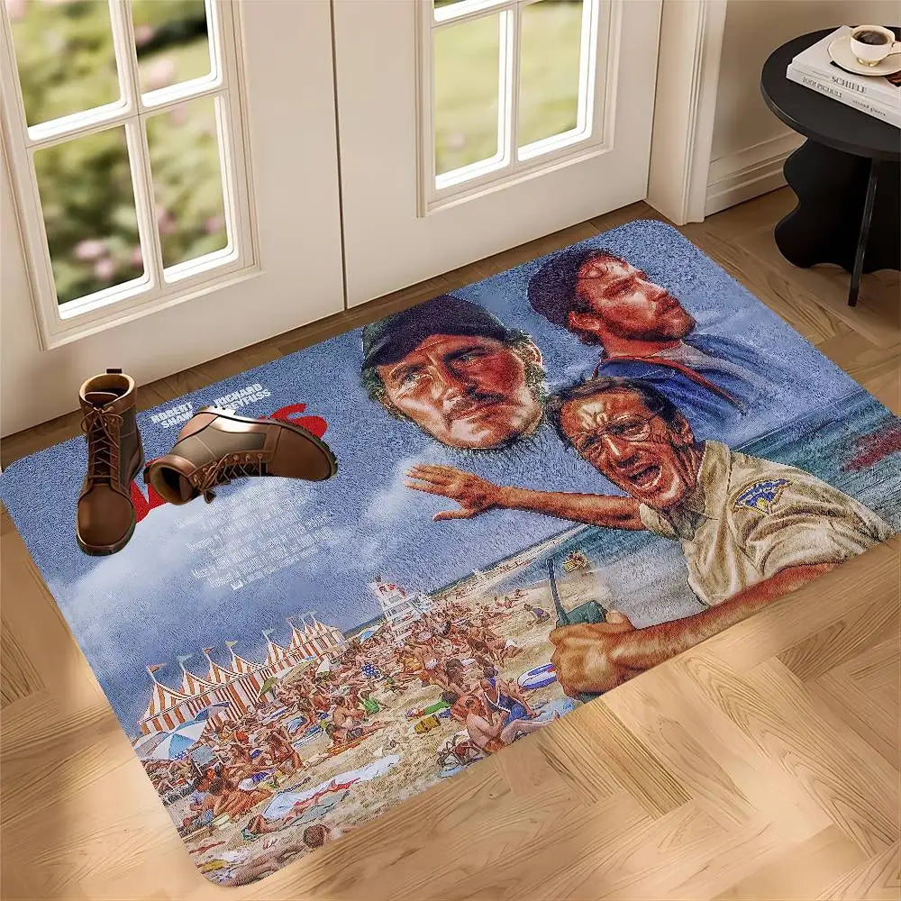 J-JAWS Movie Kitchen Mat Cheaper Anti-slip Modern Living Room Balcony Printed Modern Home Decor