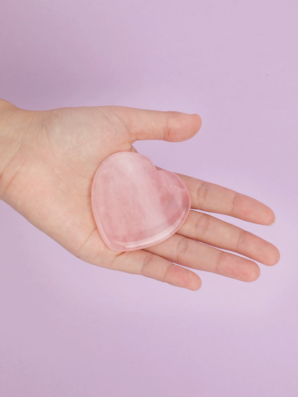 1pc 6cm Rose Quartz Guasha Board Heart Pink Crystals Stone Gifts Natural Quartz Love Crystal Home Decor Good Gift Skin Care Tool