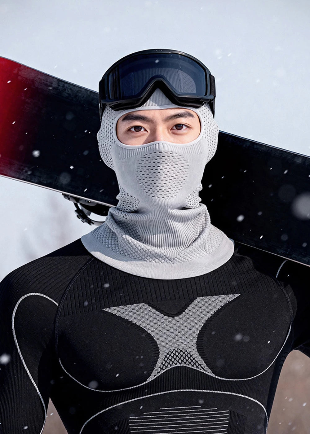 Winter Unisex Warm Ski Mask Balaclava Outdoor Sports Cycling Full Face Mask Scarf Men Women Elastic Breathable Motorcycle Mask