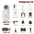 4K UHD Motorcycle Mini Action Camera Body POV Magnetic 30M Waterproof 2.4G WiFi Small Action Video Vlogging Camcord Helmet Bike
