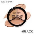 Professional Concealer Palette 3 Shades, Full Coverage Dark Circle Corrector, Face Makeup for Flawless Skin