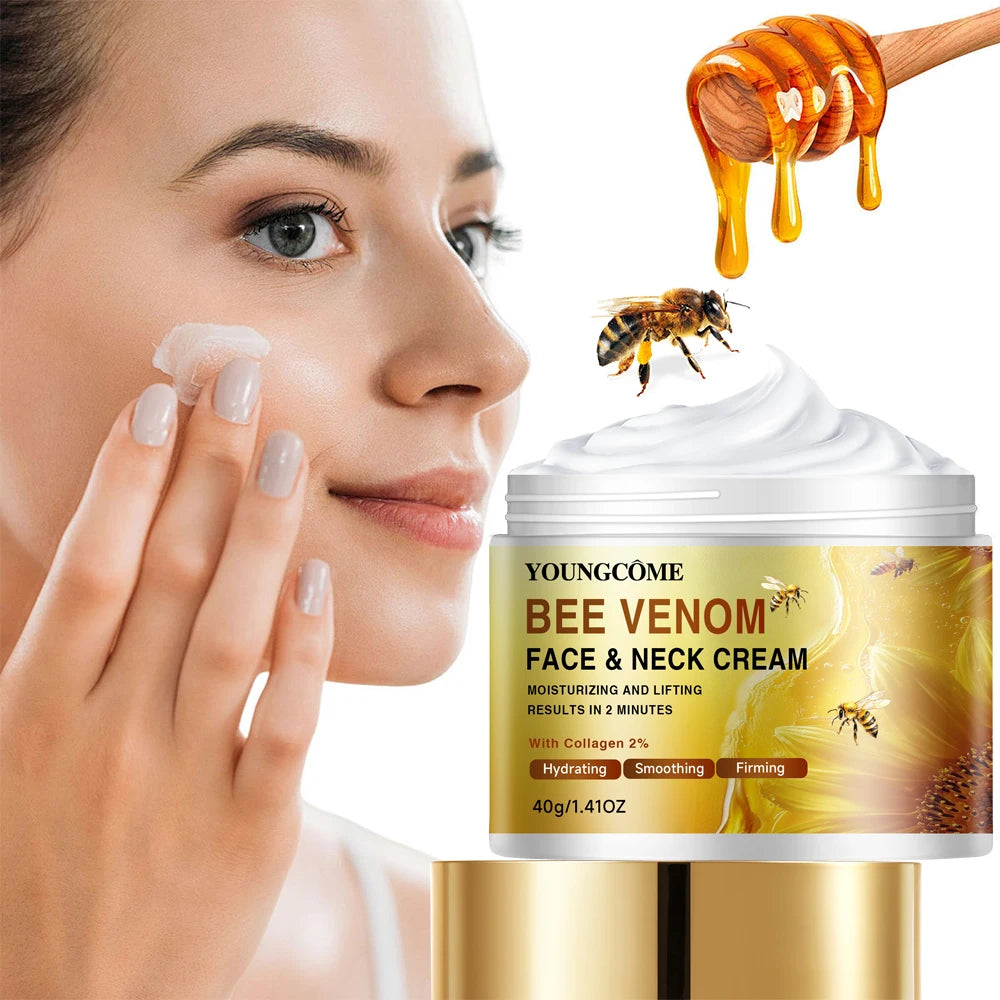  YOUNGCOME Bee Venom Face Cream Firm Lifting Soothing Lighten Redness Repair Damaged Skin  Barrier Brighten Nourish Face Cream