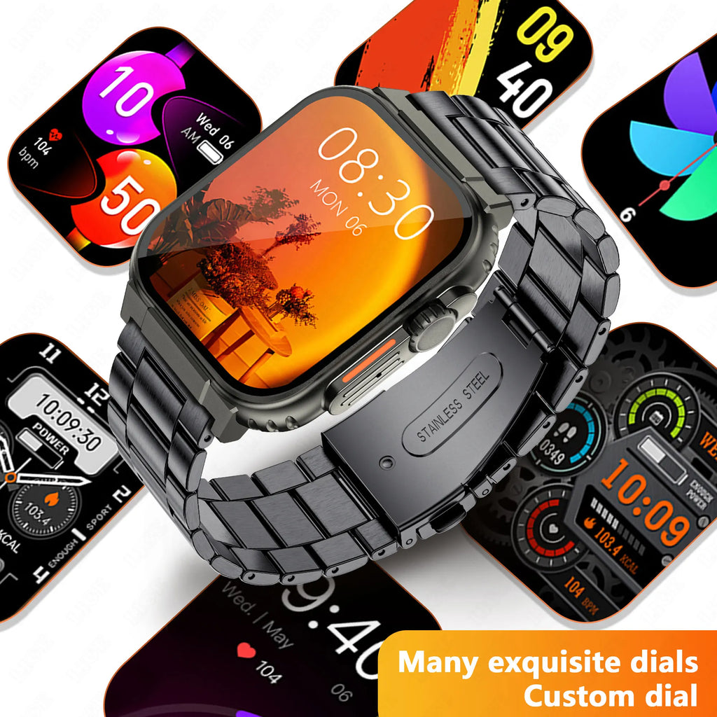 LIGE 600mAh New Smart Watch Men Outdoor Sports Fitness Bracelet Blood Pressure Clock IP68 Waterproof Men Smartwatch For Android
