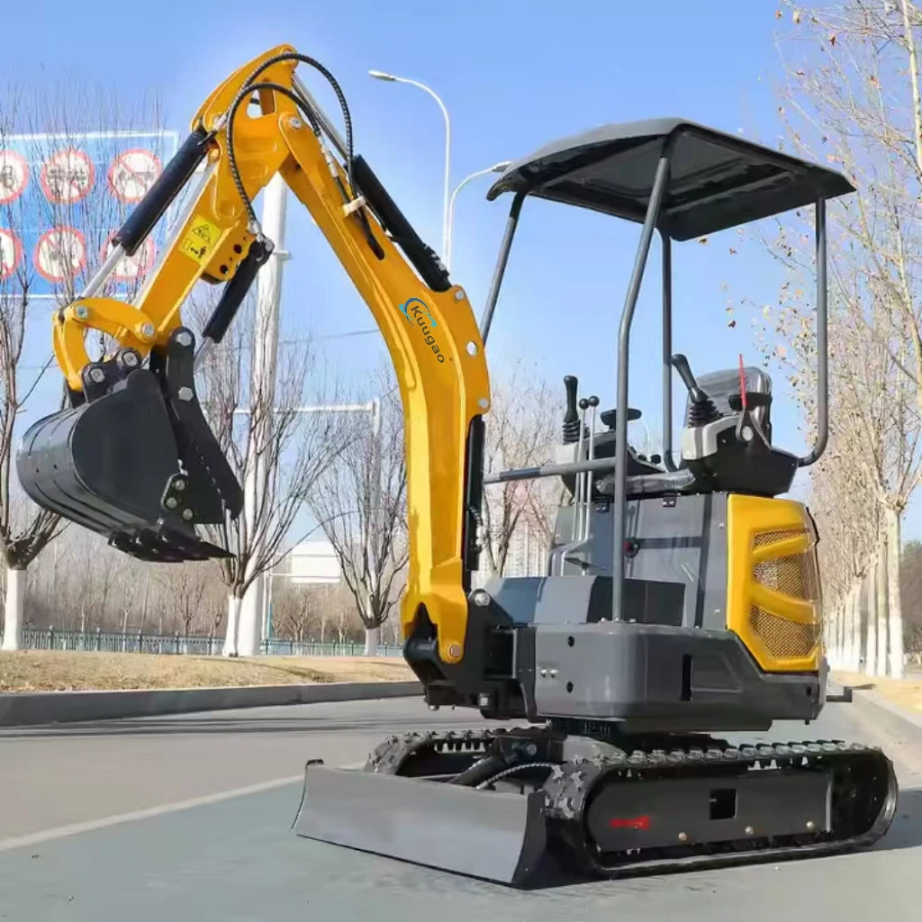 Mini Excavator 1.5 ton 1.8 ton Customized Free Shipping Multi-function  Kubota Engine Digger Small Crawler Farm Excavators Home