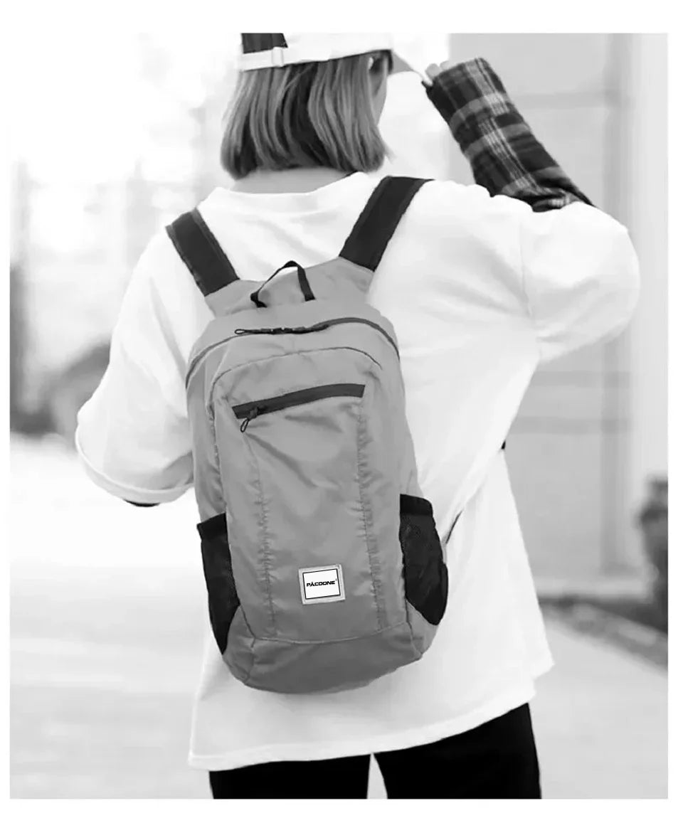 Outdoor Hiking Bag 20L Lightweight Portable Backpack Foldable Waterproof Folding Ultralight Pack for Women Men Travelling Hiking