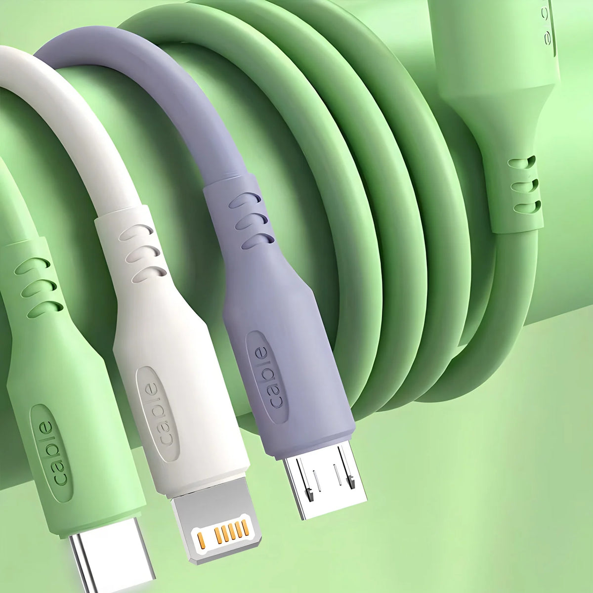 1/2PCS 3 In 1 Super Fast Charging Cable For iPhone15 14 13 12 11 X Pro Max Micro USB Type-C Phone Charger USBC Data Cable