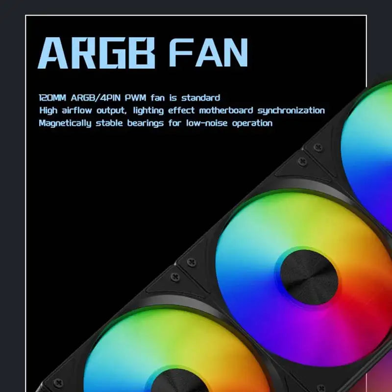 120/240 Water Cooling CPU Cooler ARGB Fan Liquid Heatsink Integrated Radiator LGA 2011 1700 1200 1155 2066 AMD AM4 AM5 AM3 FM2