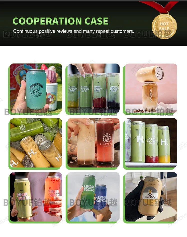 Automatic non-rotating can sealing machine Commercial can  Sealing machine Beverage polyester can