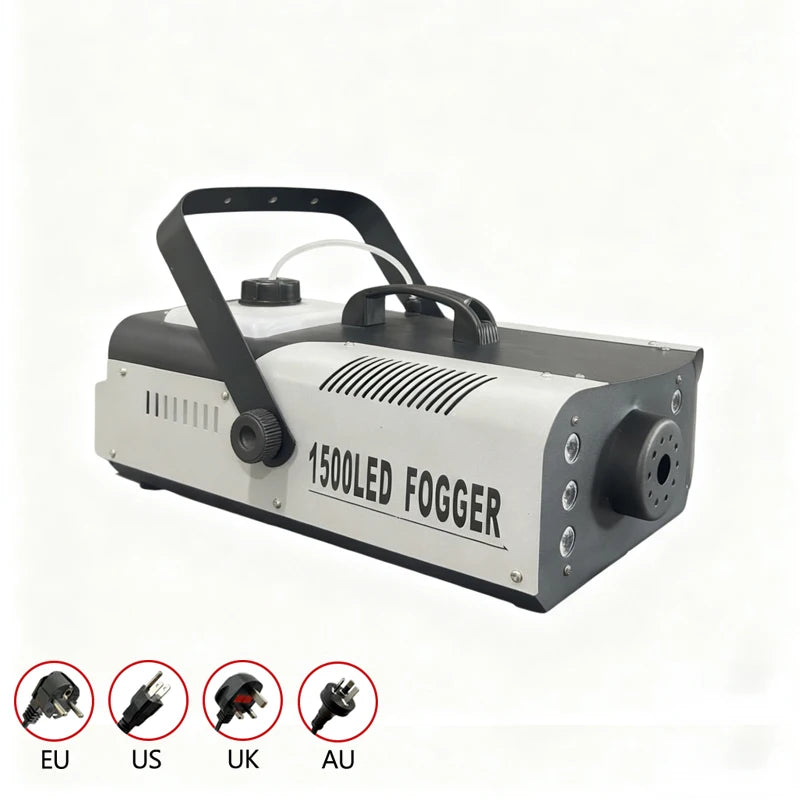1500W High Power Smoke Machine Wired Remote Control Continuous Output Fog Machine for Large Stage Events Wedding Party Bar KTV