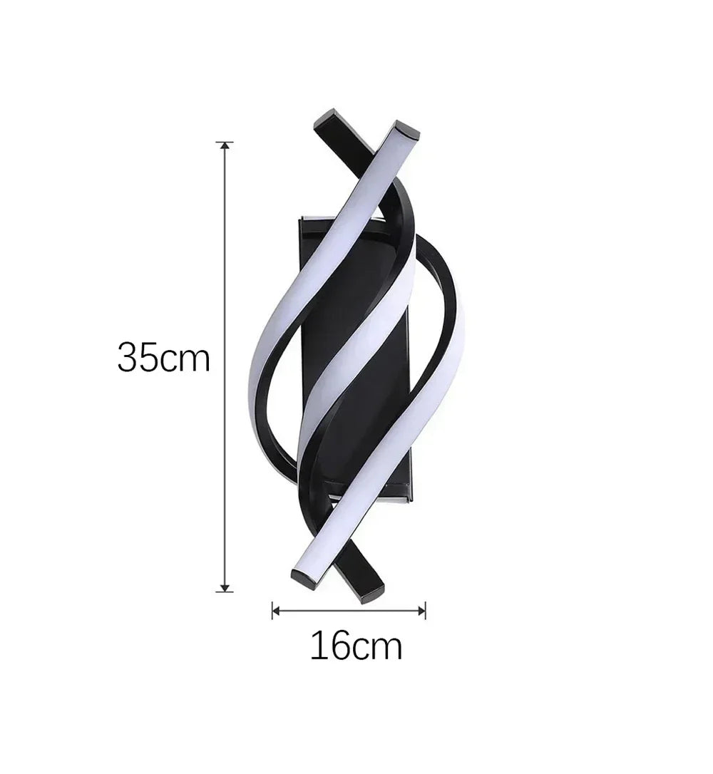Modern LED Wall Lamp Home Line Decoration Wall Lamp Living Room Background Wall Bedroom Headboard Lighting Indoor lighting