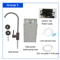 New 2.7L/ min Electric Water Pump Faucet Galley Automatic Automatic Faucet Caravan Motorhome Boat Bottled Water Pump for Kitchen