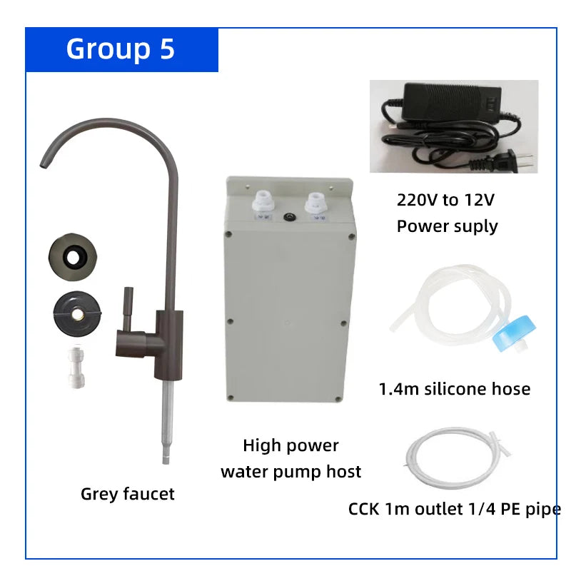 New 2.7L/ min Electric Water Pump Faucet Galley Automatic Automatic Faucet Caravan Motorhome Boat Bottled Water Pump for Kitchen