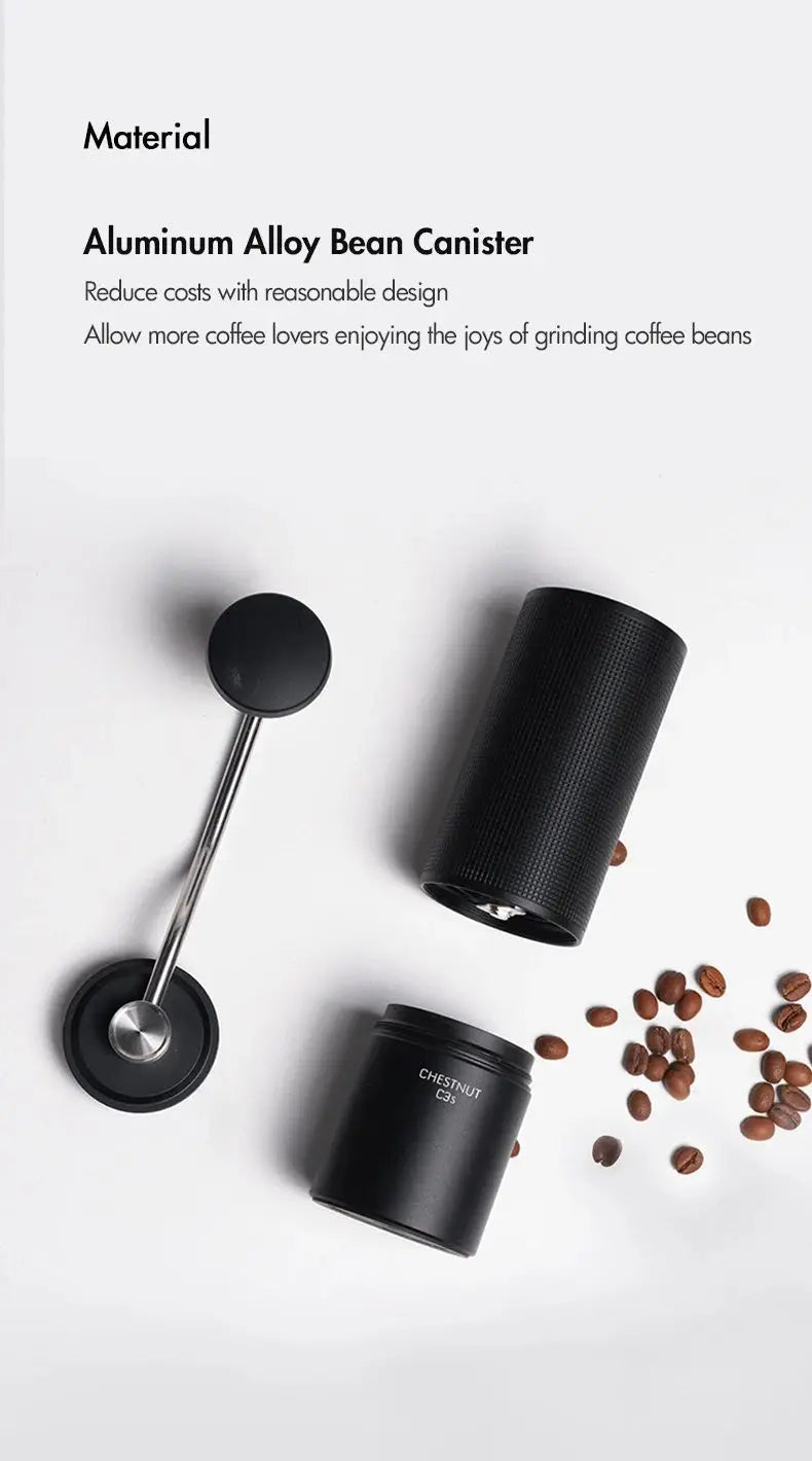 TIMEMORE Chestnut C3S/C3ESP  Manual Coffee Grinder, All Metal Body Anti-slip Portable Hand Mill, Built-in S2C Precision Burr
