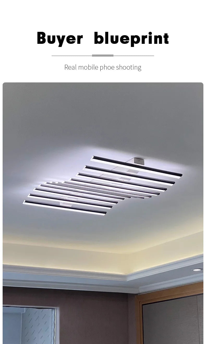 Modern Living Room Lamps Ceiling Light Interior Decoration for Home House LED Lamps for Bedrooms Linear Ceiling Light Home Lamp