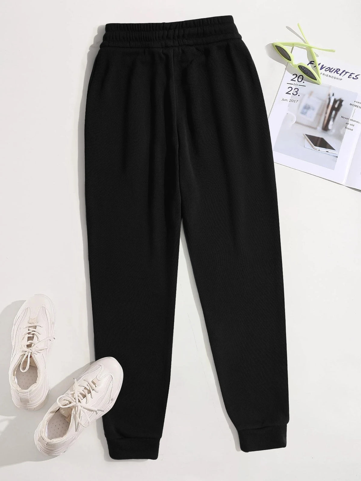 Los Angeles Art Letter Print Casual Sport Trousers Men Fashion Autumn Sweatpant Warm Soft Sportpants High Street Basic Britches