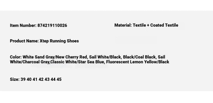 XTEP 2000km PRO Men's Running Sneakers 2026 Spring Cushioned Stability Comfort Lightweight Male Sports shoes 874219110026
