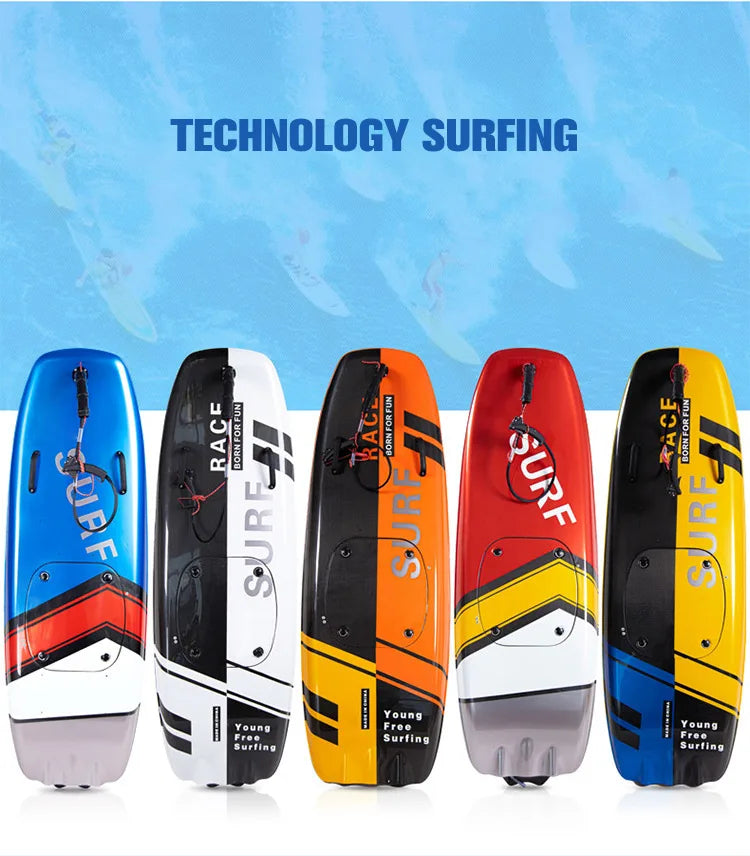 Hot 110cc Carbon Fiber Surfboard  Powered Surf Surfboard Watersports Jetsurf Surfboard
