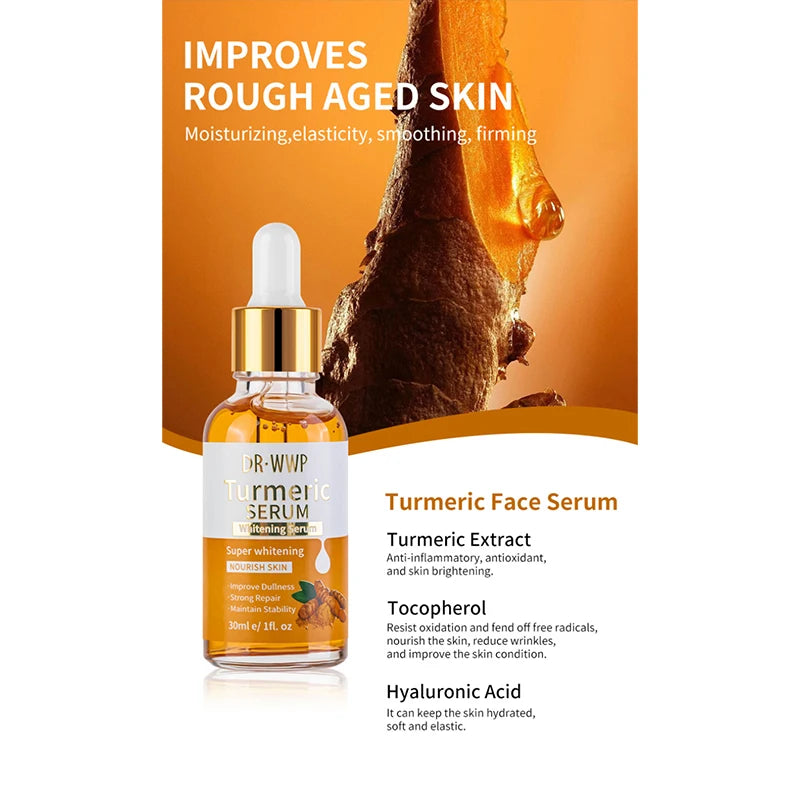 Korean Facial Serum With Collagen, Vitamin C & Kojic Acid Face Serum Lifting, Firming , Moisturizing, Soothing, Evens Skin Tone