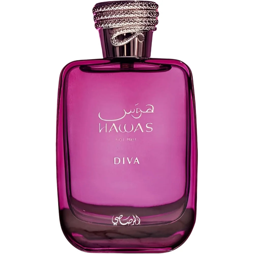 Women Perfume Gift Set, Hawas Diva & Vulcan Baie Eau De Parfum 100ml Each,Long‑Lasting Floral Fruity Oriental Scent,Luxury Arabian Fragrance Gift Box For Her Dating Holiday Present