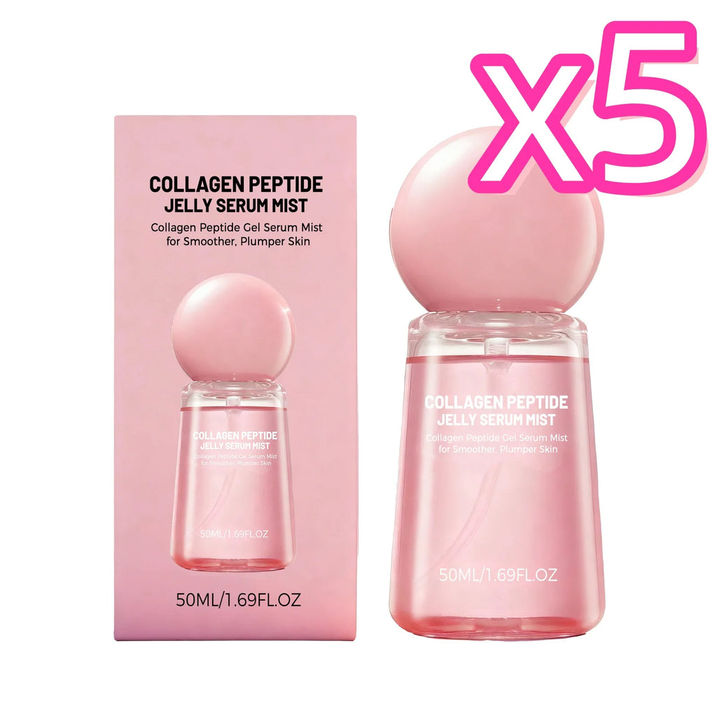 Collagen Peptides Jelly Serum Mist Brighten Skin Tone Smooth Dry Lines Hydrating Face Reduce Roughness Tighten Pores Face Spray