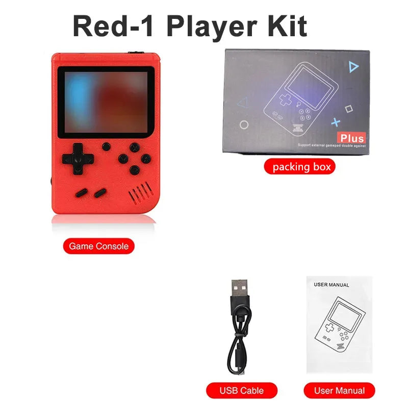 NEW Portable Retro Mini Video Game Console 8-Bit Handheld Game Player Built-in 400 games AV Out Game Console Gameboy videojuego