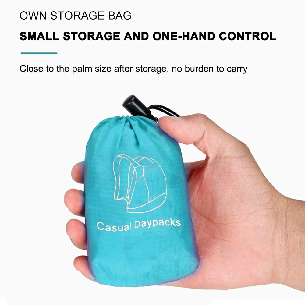 Outdoor Hiking Bag Lightweight Packable Backpack Foldable ultralight Travel Daypack Bag Waterproof Folding Pack for Women Men
